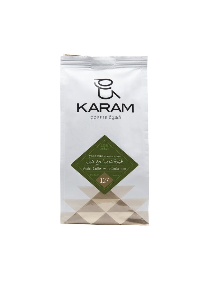 Arabic Coffee with Cardamom Medium Roast Ground Beans 127, 250g