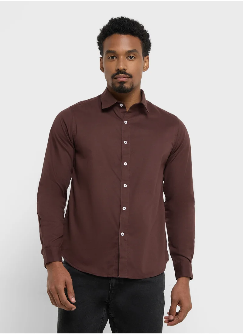 Robert Wood Causal Full Sleeve Shirt