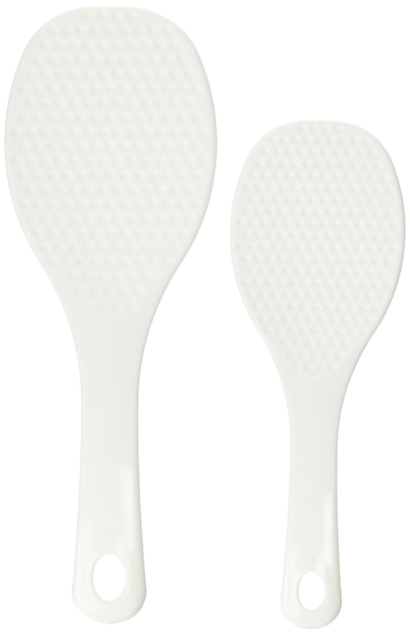 Inomata 1150 Rice Paddle, White, Melamine - Image 1