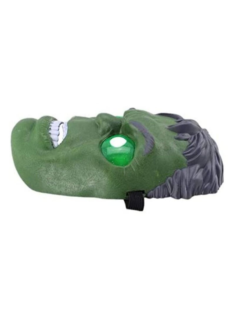 Kids Luminous LED Halloween Hulk Face Mask For Kids Ages 3+ - Image 2