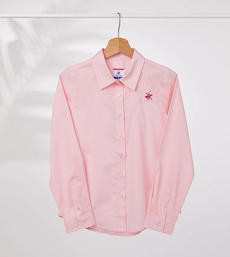 BEVERLY HILLS POLO CLUB Beverly Hills Polo Club Kids Woven Top