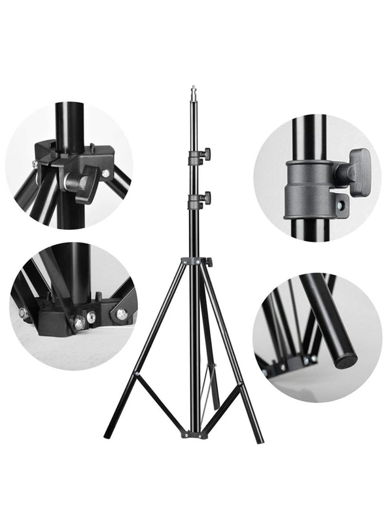 Ring Light with 3 Color Modes Dimmable LED Photography, YouTube, Video & Photo Shoot, Live Stream, Makeup, Vlogging, Compatible with iPhone/Android & Cameras, 3 Holders + Remote (Ring 46cm + Stand)  - Image 3