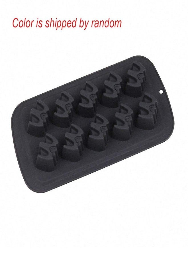 HiParty 2Pack Halloween Bat Chocolate Candy Molds, Bat Silicone Fat Bomb Gummy Mini Soap Crayon Melt Mould Ice Cube Trays Halloween Party Favor Decoration Supplies - Image 2
