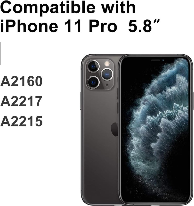 LL TRADER Screen Replacement for iPhone 11 Pro LCD Display 5.8 Inch Touch Screen iPhone 11 Pro Display Digitizer iPhone 11 Pro Frame Assembly Repair Tool with Model A2160, A2217, A2215 New 2025 USA - Image 2