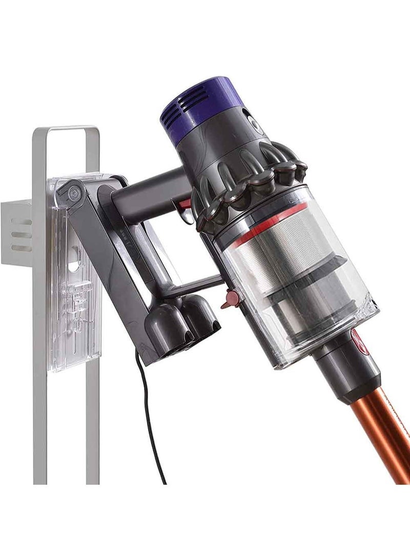 كن واحدًا المكنسة الكهربائية حامل الوقوف مع عجلات و Handholderfor V15 V11 V10 V8 V7 V6, معدنية أرضية الوقوف متوافقة ل T30 T20 V12 V11 V10,لا حفر الجدار - Image 3