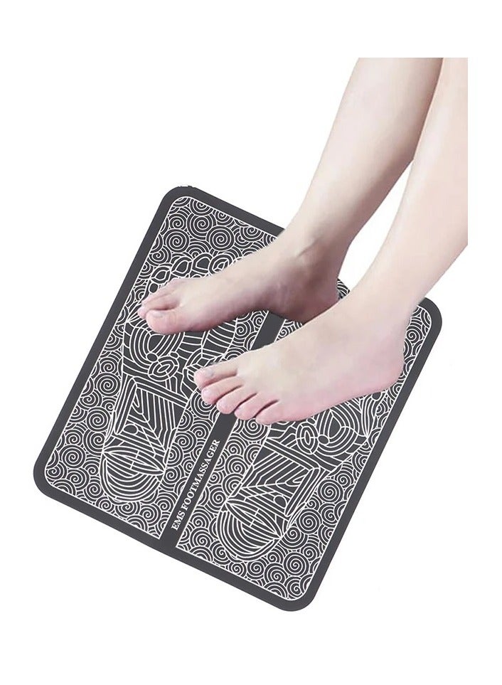 EMS Electric Foot Massager Pad, Pain Relief, Relax Feet, Acupoints Massage Mat, Shock, Muscle Stimulation, Improve Blood Circulation - Image 1