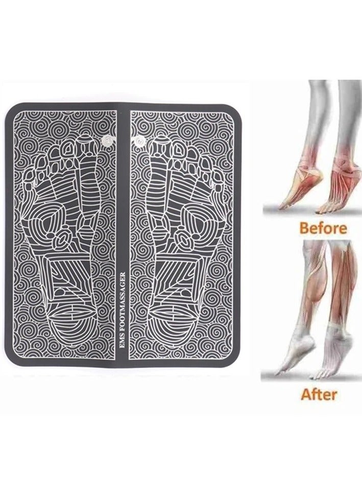 EMS Electric Foot Massager Pad, Pain Relief, Relax Feet, Acupoints Massage Mat, Shock, Muscle Stimulation, Improve Blood Circulation - Image 3