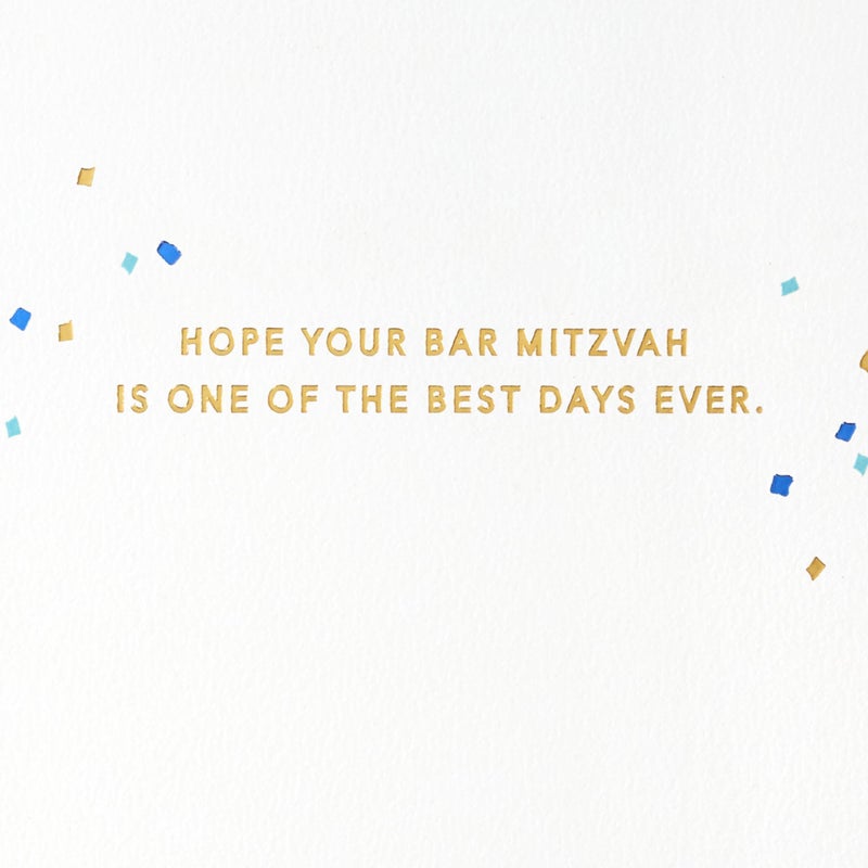 Hallmark Signature Bar Mitzvah Card (Best Day Ever) - Image 3