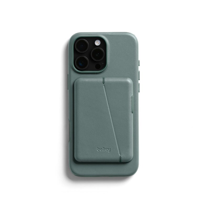 Bellroy Mod Phone Case Wallet for iPhone 16 Pro Max Slim Leather iPhone case Phone Wallet Agave - Image 2