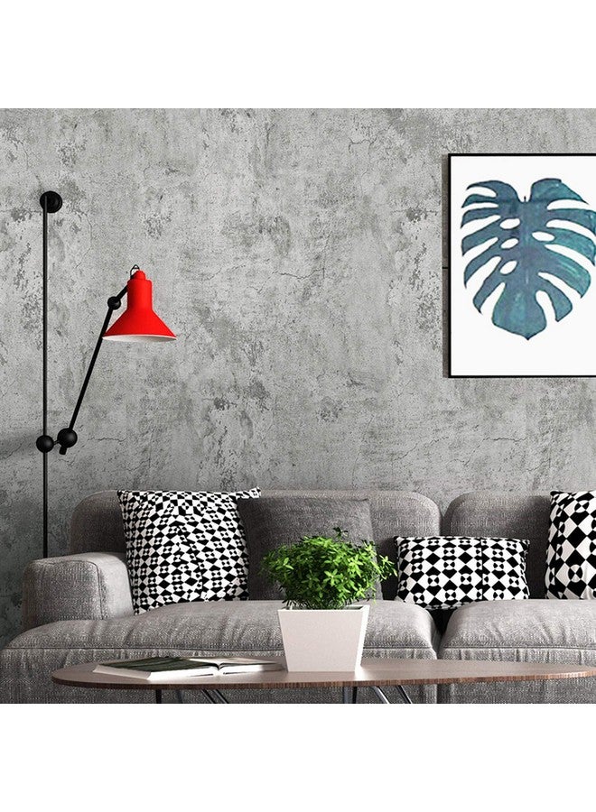 wolpin Wall Stickers Wallpaper Kitchen Granite (45 x 500 cm) Rustic Modern Marble Concrete Pattern Decals DIY Design Self Adhesive, Grey - Image 4