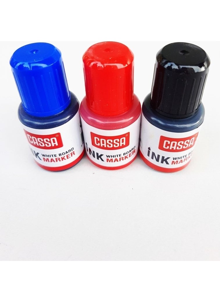 Cassa - Whiteboard Pen Ink 20ML Red - Image 1