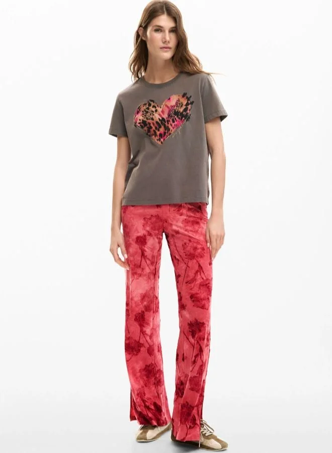 ديسيجوال قميص قلب النمر