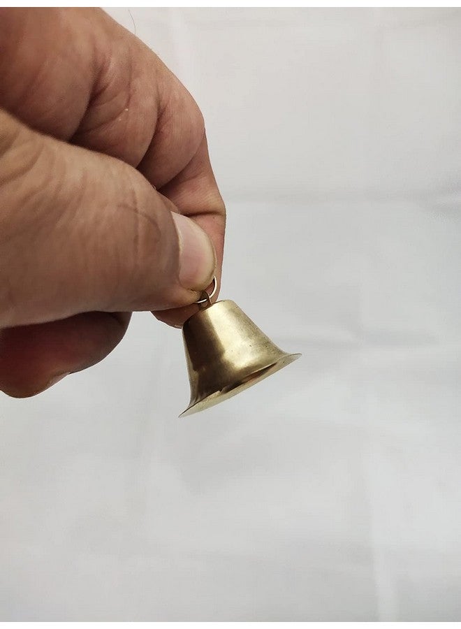 3A Featuretail Golden Metal Bells Used for DIY Crafts and Festive Decoration (Golden 2.5Cm, Set of 50pc) - Image 2