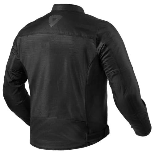 REV'IT! Men's Eclipse 2 Mesh Motorcycle Jacket (Black - Medium) - Image 2
