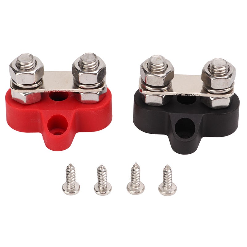 48V Power Distribution Studs Battery Power Ground Junction Post Bus Bar Connector 5/16in M8 - Image 1