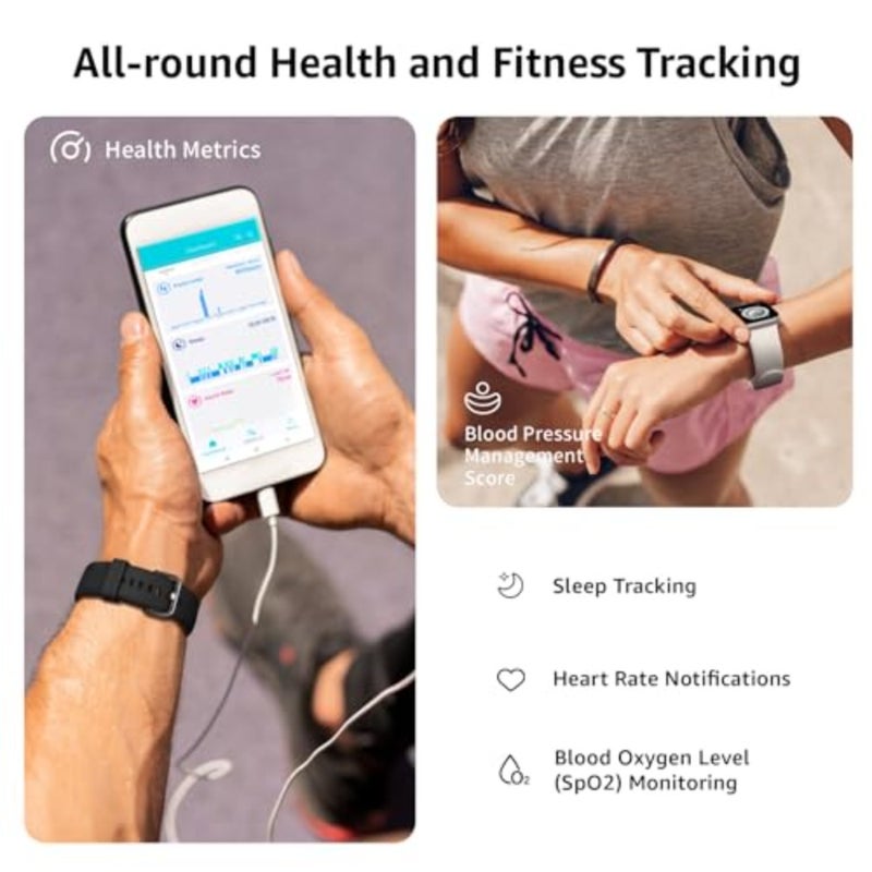 Smart Watch, 1.85" Smartwatch for Men Women Answer/Make Call,Fitness Tracker with 140+ Sport Modes, IP68 Waterproof, Heart Rate/Sleep/Spo2 Monitor, Pedometer, Activity Tracker for Android iOS - Image 3