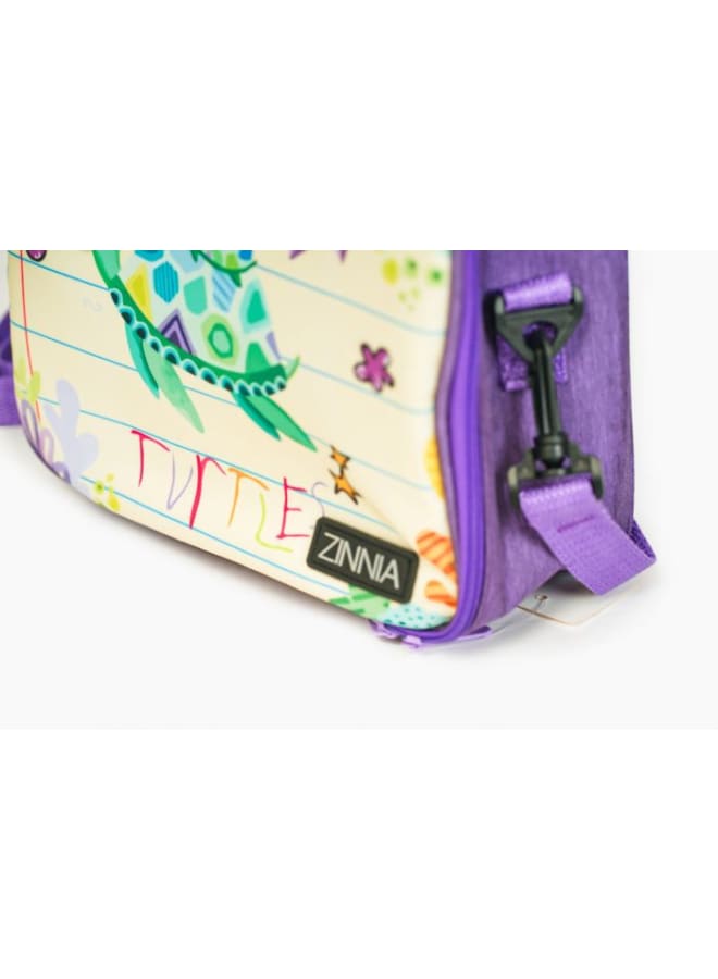 Zinnia Children Alphabet Lunch Bag 5L Purple - Image 3