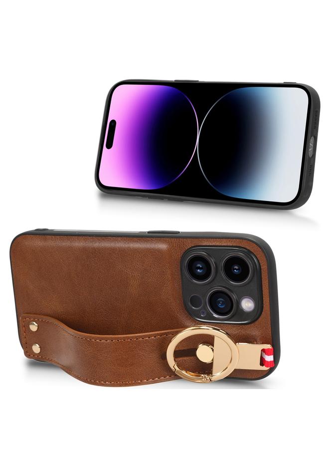 S-TOP Case For iPhone 12 Pro Max Wristband Leather Back Phone Case - Image 3