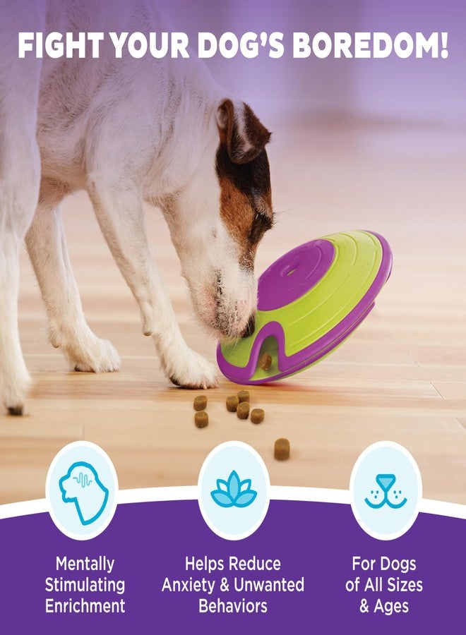 Outward Hound by Nina Ottosson Dog Treat Maze Dog Puzzle Enrichment Toy, Level 2 Intermediate, Green - Image 2