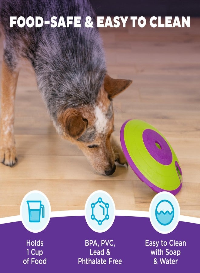 Outward Hound by Nina Ottosson Dog Treat Maze Dog Puzzle Enrichment Toy, Level 2 Intermediate, Green - Image 5