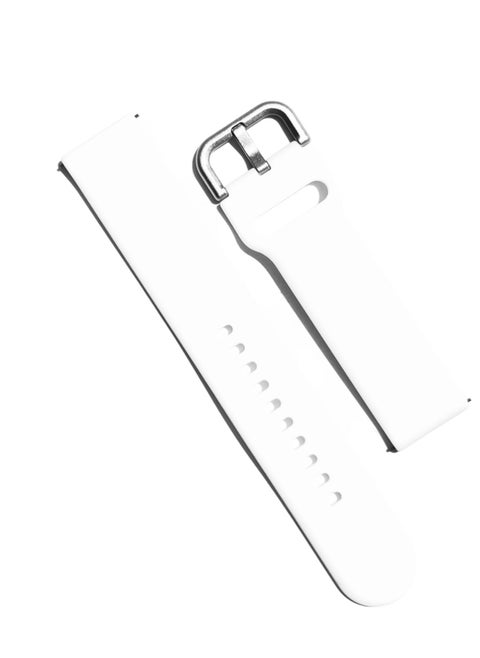 Replacement Silicone Strap 22mm For Xiaomi Watch S1/S1 Active/Mi Watch - White