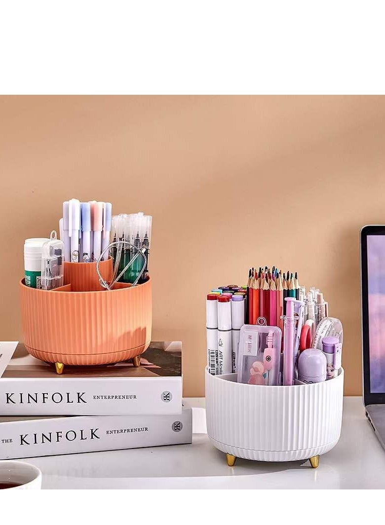 منظم مكياج دوار بيلف 360درجه تقدري تحطي فيه الميكب الخاص بيكي وحاجات تانيه كتير دا غير ان شكلها شيك متوفر لون ابيض IR - Image 4