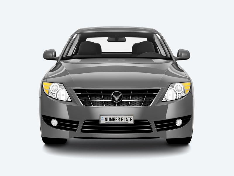 Aksmit High Security Registration Car Number Plate Frame | HSRP Car Number Plate Cover (Front & Rear) | IND Number Plate Frame | Standard Size (51 x 14 cm) for Universal License Plate Covers - Image 3