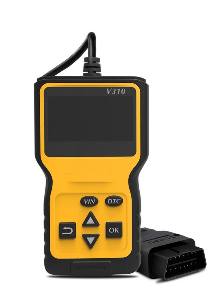 Arabest - Car Scanner Code Reader Engine Fault Code Reader Scanner Diagnostic Scan Tool Yellow - Image 1