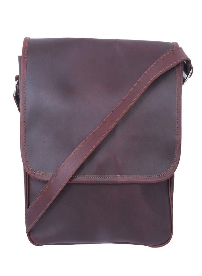 Celtic Classic Full-Grain Leather Messenger Bag with Flap Closure for Everyday Carry - Image 2