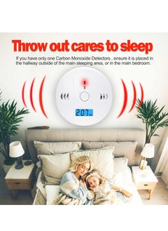 Generic 3 Pack Carbon Monoxide detectors,co Detector,Carbon Monoxide Alarm,co2 Detector Battery Powered with LCD Display,Carbon Monoxide Detector,for Home  - Image 5