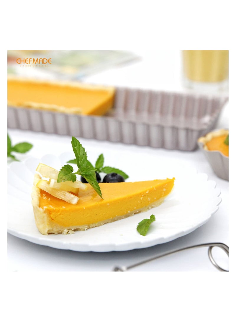 chefmade Rectangle Tart Pan 14 Inch with Removable Loose Bottom - Image 4
