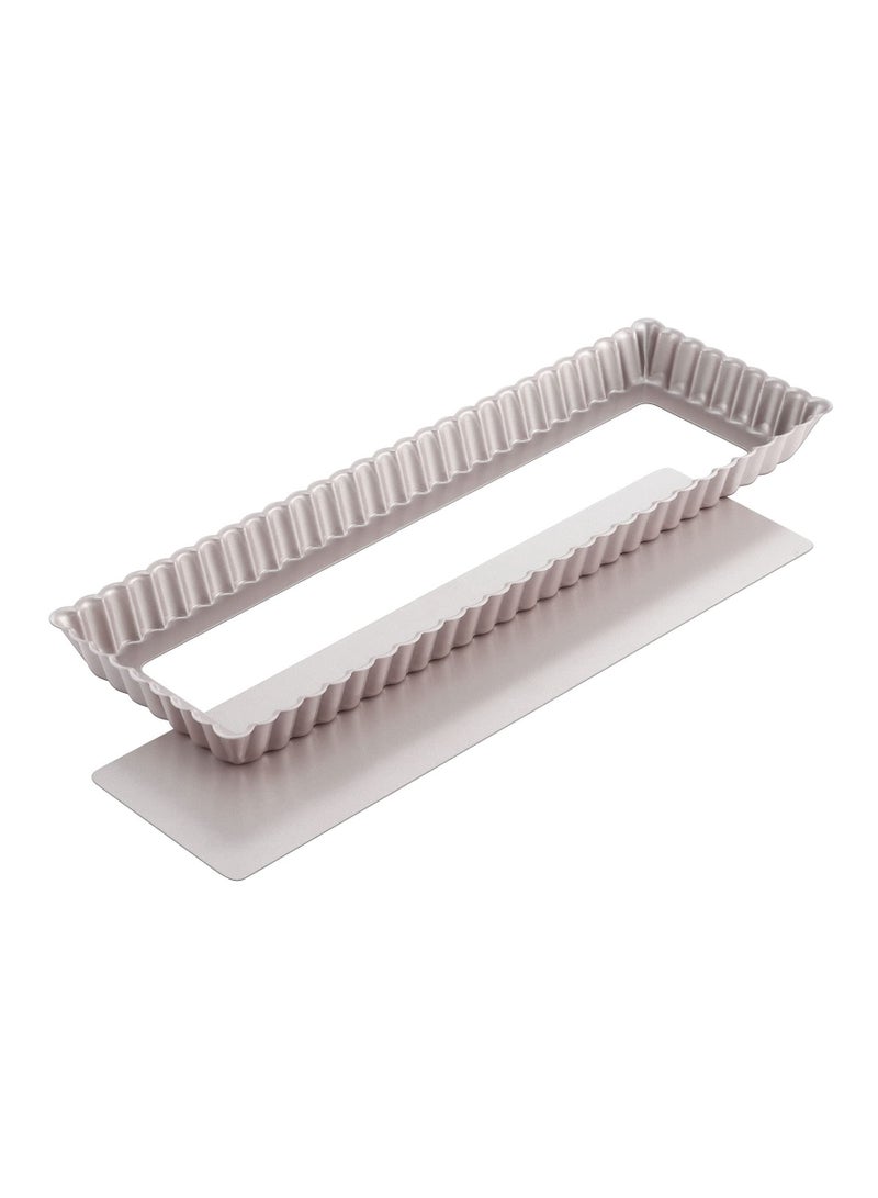 chefmade Rectangle Tart Pan 14 Inch with Removable Loose Bottom - Image 1