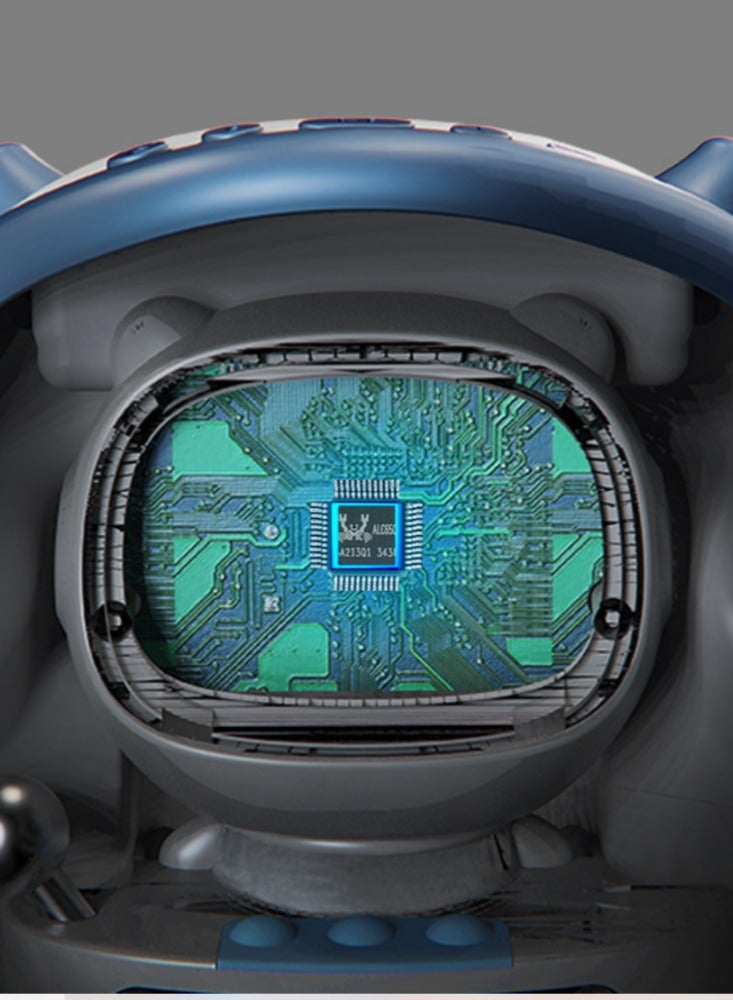 سفينة الفضاء اللاسلكية بلوتوث الصوت الذكي على مدار الساعة المنبه ضوء الليل إدراج بطاقة TF اللعب الإبداعية هدية - Image 4