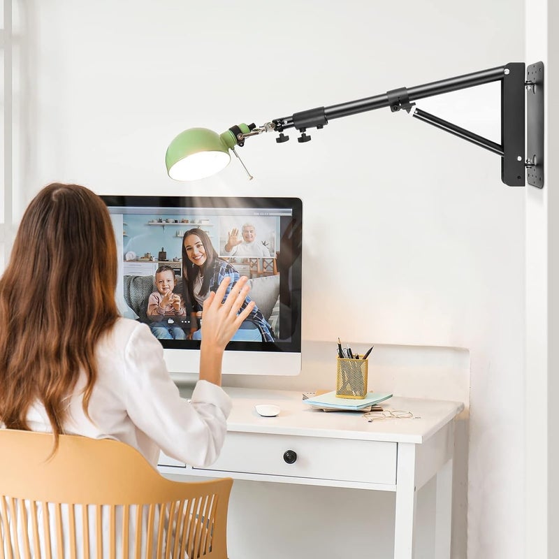 MVPRO ذراع تثبيت مثلثي على الحائط، دوران مرن 180º، للإضاءة الفوتوغرافية، ضوء ستروب، ضوء أحادي، صندوق ناعم، مظلة، عاكس وضوء حلقي - Image 5