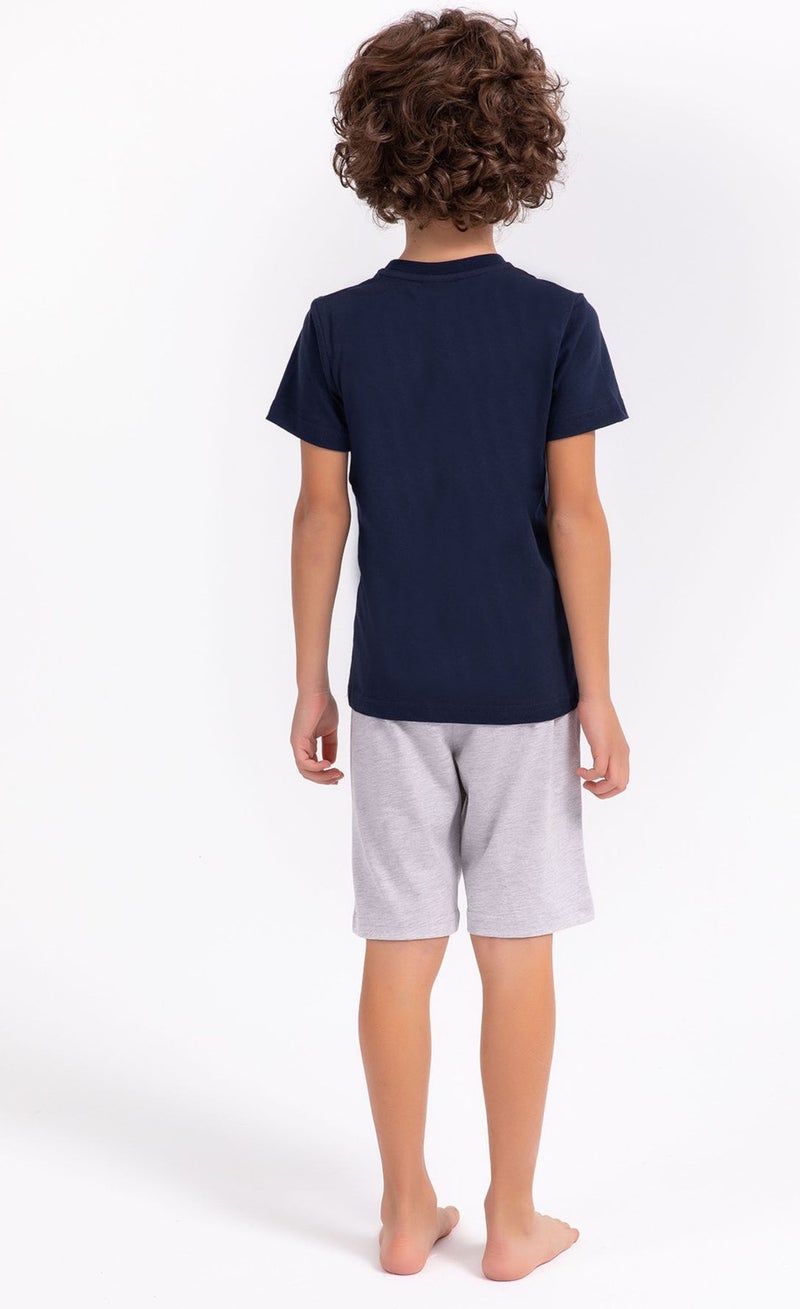 RolyPoly Classic Style Navy Blue Boys Bermuda Suit  - Image 5