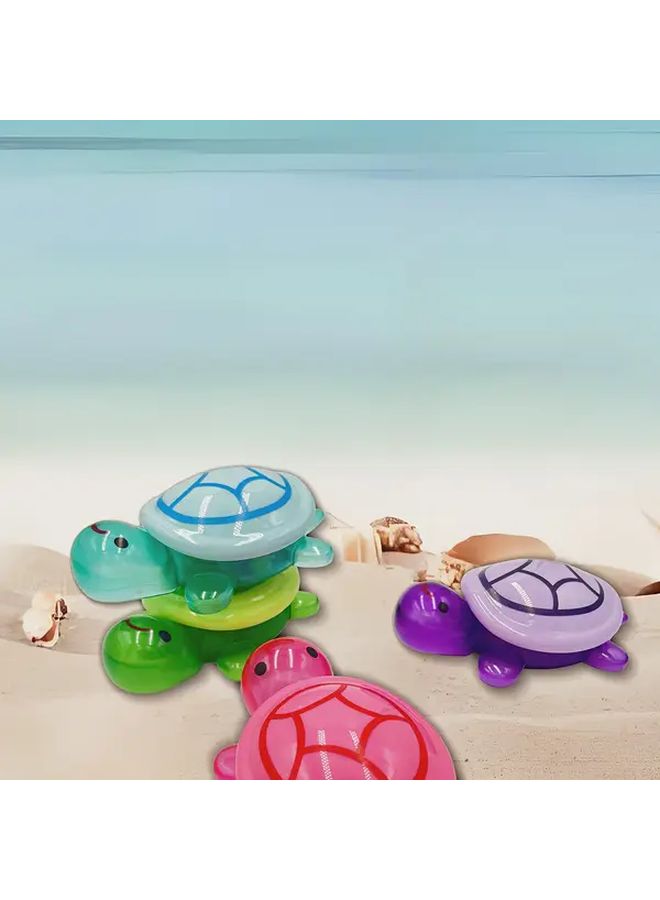 Blue 300Pcs Glow In The Dark Sea Turtle Figurines Resin Garden Miniature Animal Decorations - Image 4