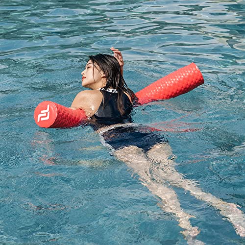IMMERSA Jumbo Swimming Pool Noodles Premium Soft WaterBased Vinyl Coating and UV Resistant Foam Noodles for Swimming and Floating Lake Floats Pool Floats for AdultsRed - Image 5