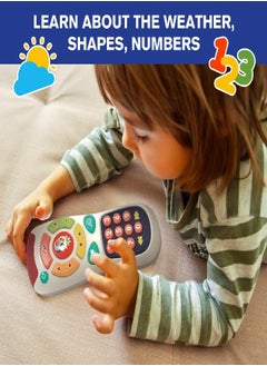 Stone and Clark My Remote, My Program - Baby Remote Control Toy for 6 Months Old and Up - 20 Unique Learning Remote Buttons, Plays Baby Music Tunes, Flashing Lights, BPA Free and More  - Image 4