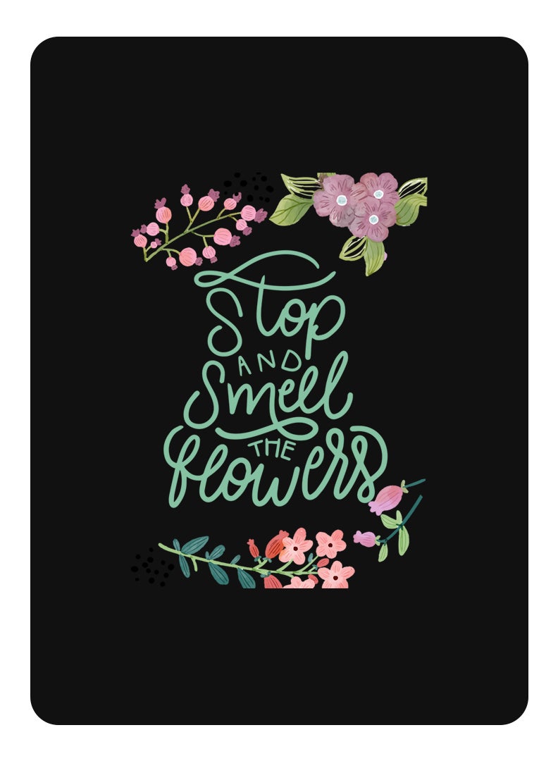 Theodor Protective Flip Case For Samsung Galaxy Tab S6 With Trifold Stand Auto Wake Sleep Shockproof Cover Stop & Smell Flowers - Image 1