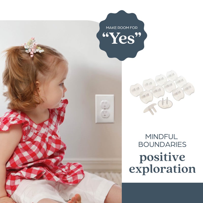 Dreambaby Plastic Baby Safety Outlet Plug Covers - 12 Pack - Outlet Covers Baby Proofing - Image 3