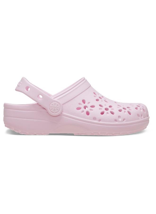 crocs Kids Classic Floral Cut Out Clog  - Image 1