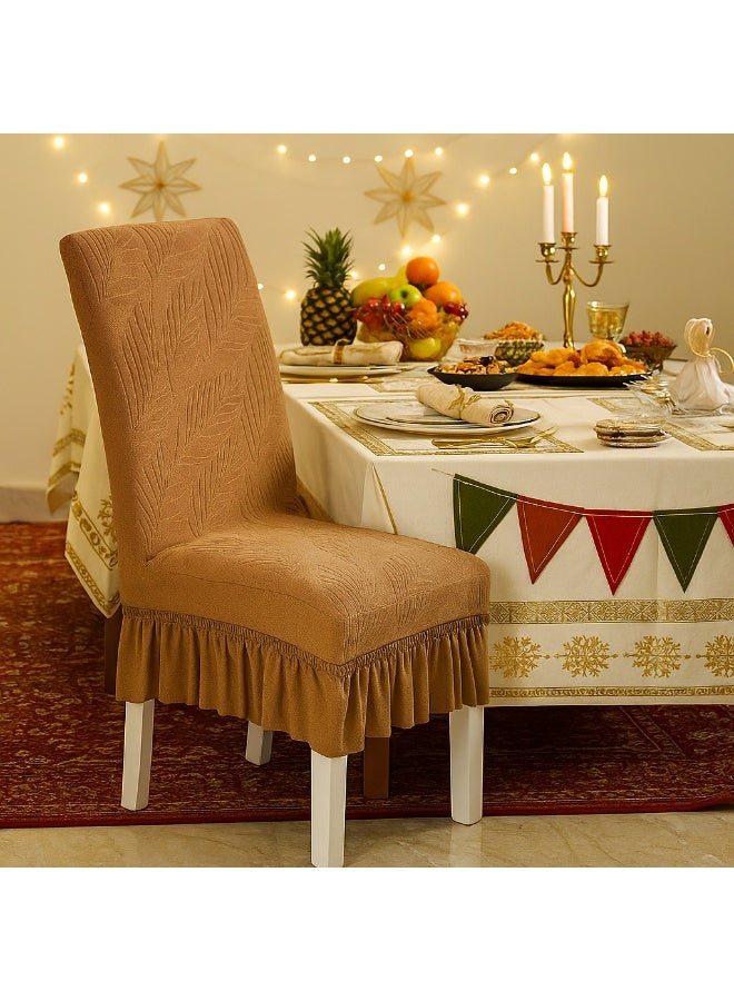 Bluejw Jacquard Skirt Elastic Chair Cover Set - Image 1