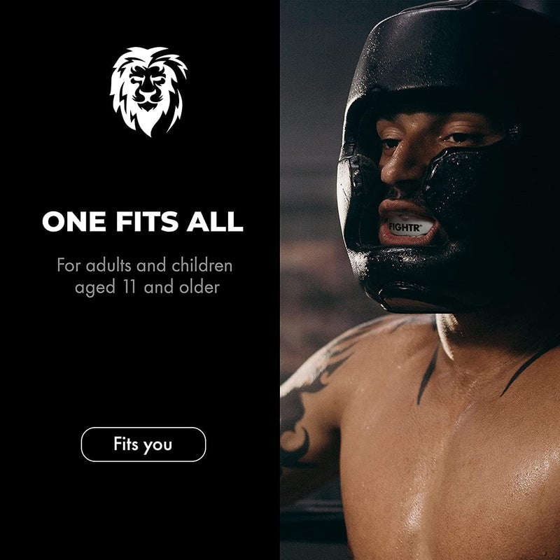 FIGHTR حارس فم ® بريميوم - لتنفس ممتاز وسهولة التركيب | حارس فم رياضي للملاكمة، MMA، كرة القدم، لاكروس، هوكي وغيرها من الرياضات | يشمل صندوق صحي - Image 5