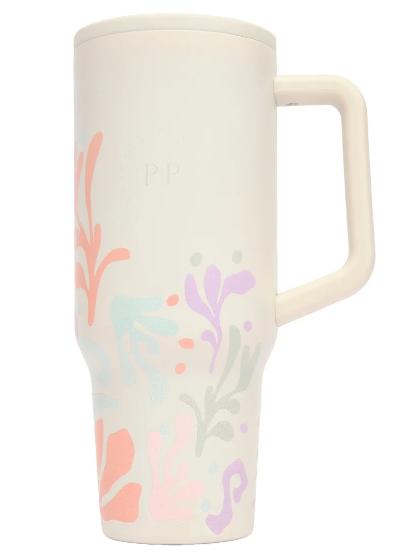 Prickly Pear Stainless Steel 40 Oz Hydrator Water Bottle 2.0 - Coral Reef