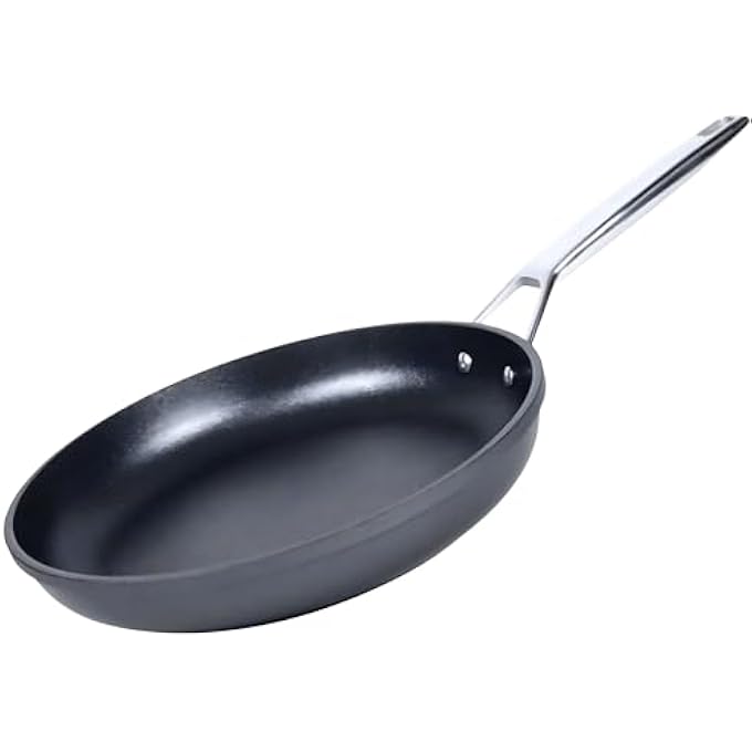 BS HighTech Induction Frypan  28Cm Nonstick Diamond Coated Frying Pan  HeavyGauge Aluminum Skillet With Stainless Steel Handle  Scratch Resistant  Dishwasher  Oven Safe  Made In Italy - Image 1