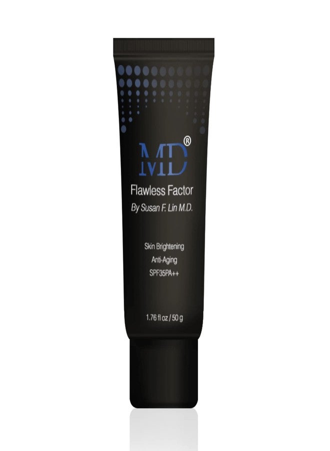 MD Flawless Factor BB Cream Sunscreen for Camera-Ready Skin, Brightening Tinted Moisturizer with SPF 35, Waterproof Beauty Balm, 1.76 fl oz - Image 1