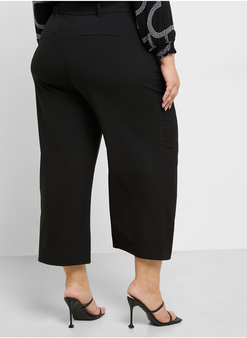Only Carmakoma Curve Tie-Waist Culottes  - Image 2