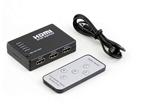 Aeoss 5x1 HDMI Switcher 5 Port HDMI Switch Splitter Extender Adapter w/IR Remote Selector for Xbox 360 PS3 HDTV DVD MediaPlayer - Image 5