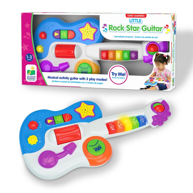 The Learning Journey: Little Rock Star Guitar - Baby & Toddler Toys & Gifts for Boys & Girls Ages 12 months and Up - Award Winning Toy, Multi (157749) - Image 1