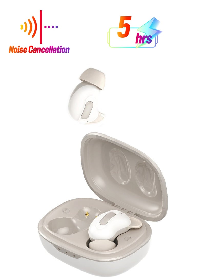 GREEN LION Majestic True Wireless Earbuds TWS with ANC and Touch Control / Music Mode / Game Mode / Voice Assistant Mode / Transparency Mode / High-Definition Microphone - Beige  - Image 1